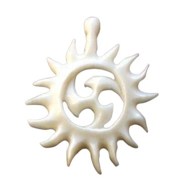 alt-Knochen Sonnen-Triskel Anhänger Schmuck Sonne Vikings