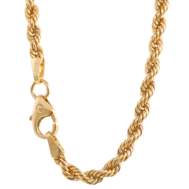 Goldkette Kordelkette Länge 19cm - Breite 2,7mm - 333-8 Karat Gold