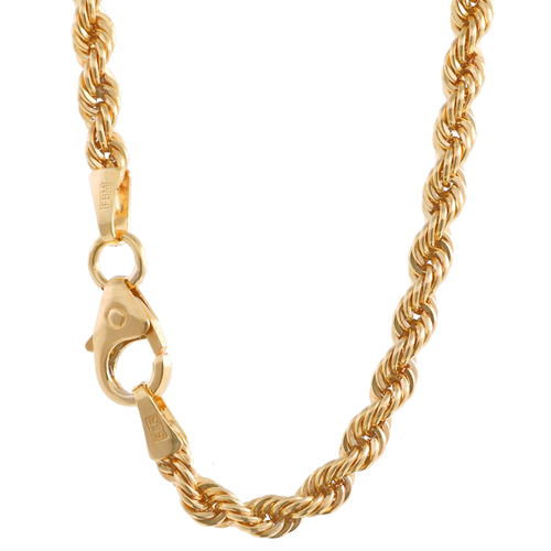 Goldkette Kordelkette Länge 19cm - Breite 2,7mm - 333-8 Karat Gold