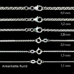  Anker rund Kette
