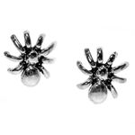 Ohrstecker 8 mm Kleine Spinnen 925er Silber Punk 