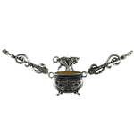 Cauldron Capers Schmuck Anhänger Magische Tiere Hexen Magier 5,7 x 5 cm + Kette