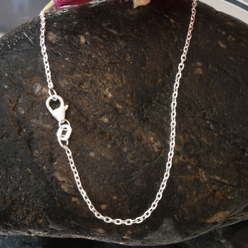Ankerkette diamantiert Halskette Breite 1,4 mm - 925 Sterlingsilber Ankerkette diamantiert Halskette Breite 1,4 mm - 925 Sterlingsilber
