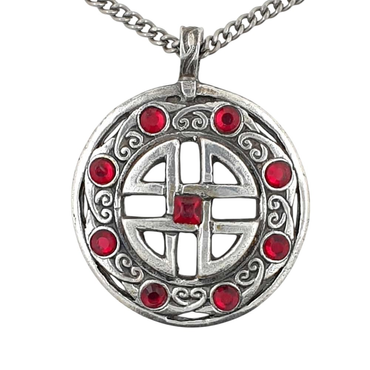 Schildknoten groß Amulett  Thor Schutzsymbol 925er Silber Talisman: 37 mm