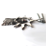 Zauberer Magier Hexer Sonne groß Schmuck Anhänger Hartzinn 63 mm