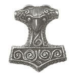 Schonenhammer Schmuck Anhänger 925er Silber - Thorhammer - 38x44mm