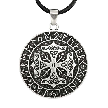 Thorhammer Anhänger Schmuck Wikinger Zinn Viking mit Band Thorhammer Z