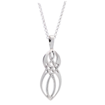 Keltische Harmonie Schmuck 925er Silber mit Ankerkette