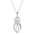 Keltische Harmonie Schmuck 925er Silber mit Ankerkette
