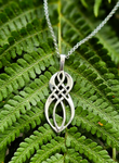 Keltische Harmonie Schmuck 925er Silber mit Ankerkette