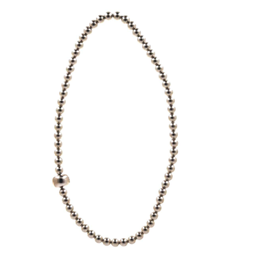Armband 925er Silber 19cm Kugelkette Armkette