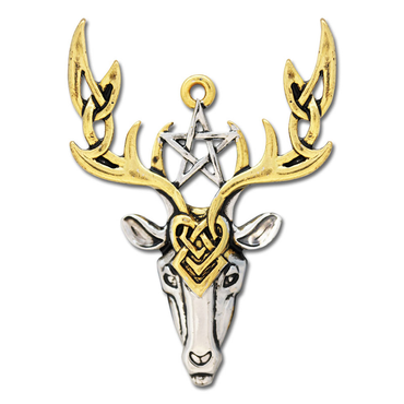 Beltane Hirsch Mythische Kelten Knoten Schmuck Anhänger Tier