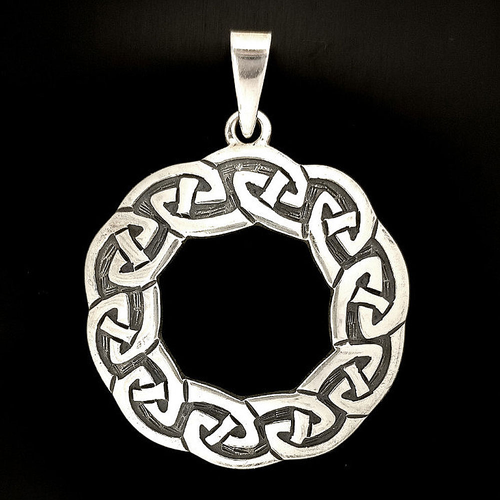 Das Rad von Arianrod Schmuck Anhänger 925er Silber 33x33 mm Das Rad von Arianrod Schmuck Anhänger 925er Silber 33x33 mm