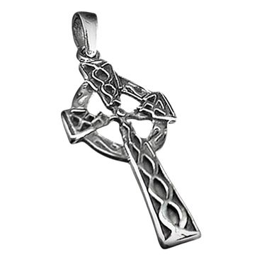 alt-keltisches Kreuz klein Schmuck Anhänger 925er Silber celtic Eire
