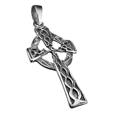 alt-keltisches Kreuz klein Schmuck Anhänger 925er Silber celtic Eire