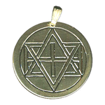 Siegel Aronis Anhänger Schmuck 35mm Durchmesser