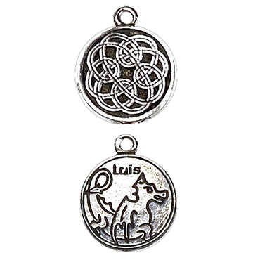 Keltischer Astrologie Anhänger: Luis Durchmesser 23mm