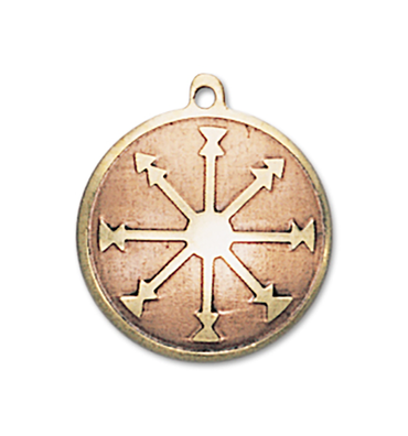 alt-magischer Talisman 10 Anhänger Schmuck 27x25mm