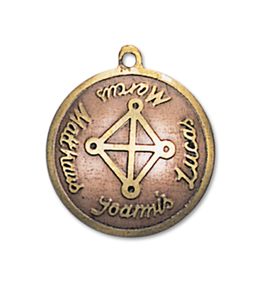 alt-Messing-Kupfer Amulett Anhänger Schmuck 27x24mm