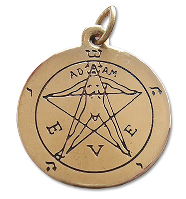 alt-Das Pentakel von Eden Anhänger Schmuck - Pentagramm - 20x23mm