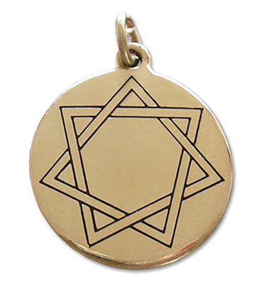 alt-Mystischer Stern Anhänger Schmuck 27x24mm