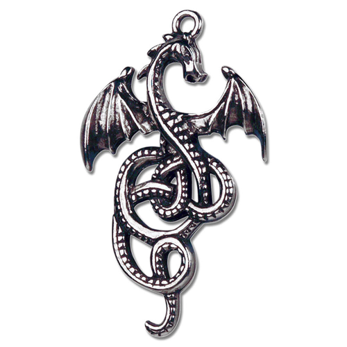 Nidhogg Drache Anhänger Schmuck mit Halskette 52x30mm Nidhogg Drache Anhänger Schmuck mit Halskette 52x30mm
