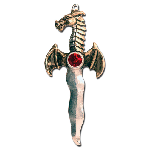 DRACHEN-ATHAME Anhänger Schmuck 65x28mm DRACHEN-ATHAME Anhänger Schmuck 65x28mm
