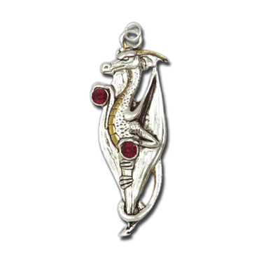Draco Anhänger Schmuck Galraedia Gothic Mystic + Kette 22x55mm