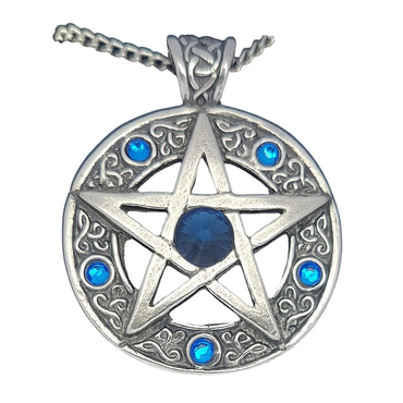 Keltisches Pentagramm Anhänger Schmuck - Pentagramm - 46x36mm