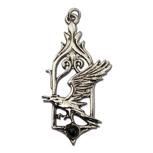 Der Rabe Anhänger Schmuck Briar Kinder der Nacht - Vögel - 30x53mm Der Rabe Anhänger Schmuck Briar Kinder der Nacht - Vögel - 30x53mm