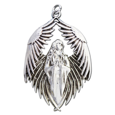 alt-Gebet für die Gefallenen Anhänger Schmuck - Engel - 38x45mm