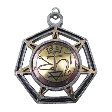 alt-Cassiel - Engel des Saturn Schmuck Anhänger - Mittelalter - 32x32mm
