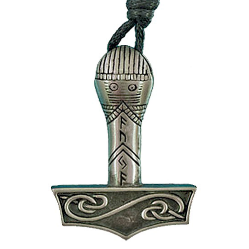 Thorhammer Schmuck Anhänger Zinn - Thorhammer - 29x38mm
