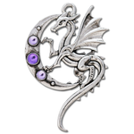 Mond-Drache Mythische Kelten  Schmuck Anhänger Amulett Talisman
