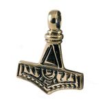 Thorhammer Schmuck Anhänger Bronze - Thorhammer - 32x26mm