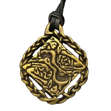 alt-Keltisches Liebespaar Anhänger Schmuck