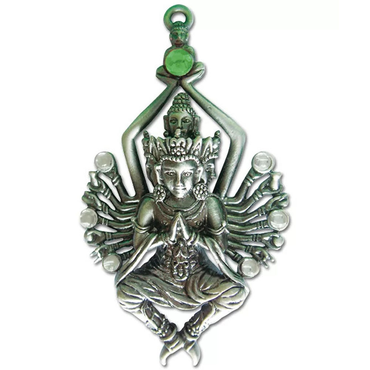 Gesegnete Umarmung Anhänger Schmuck Avolokiteshvara Buddha 45x25mm