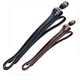 Euroriding Steigbügelriemen "Soft" Euro-Club in schwarz oder dunkelbraun 