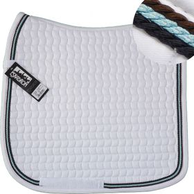 ESKADRON Cotton Schabracke weiß, 3fach Kordel schoko, iceblue, navy NEU