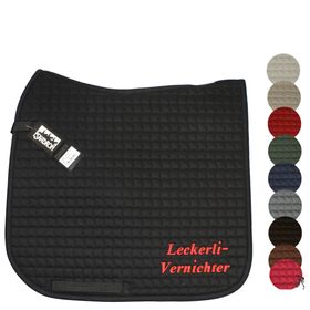 ESKADRON Dressur Spruch-Schabracke Leckerli-Vernichter in vielen Varianten