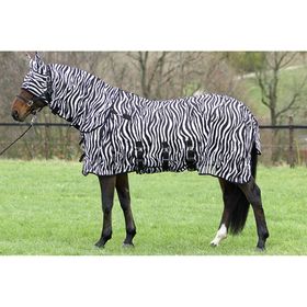 Euroriding Fliegendecke Zebra, Halsteil abnehmbar (20245)
