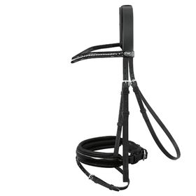 Passier Trense Apollo Lackleder havanna mit Messing oder Edelstahl