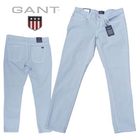  Gant - Jeans Audrey cropped classic canvas pant (7/8 lang) in ice blue 410475