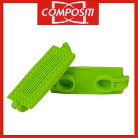 COMPOSITI Kunststoff-Steigbügel-Einlagen in hellgrün Gr. Warmblut