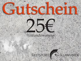 Geschenkgutschein 25 Euro