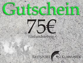 Geschenkgutschein 75 Euro