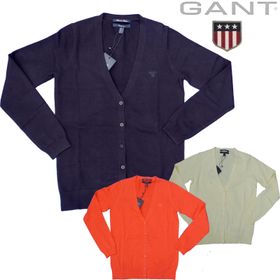Gant Damen V-Neck Cardigan "Bestseller" - viele Farben & Größen - NEU - 100% BW