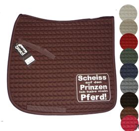 ESKADRON  Scheiss auf den Prinzen Dressur Spruch-Schabracke in vielen Varianten