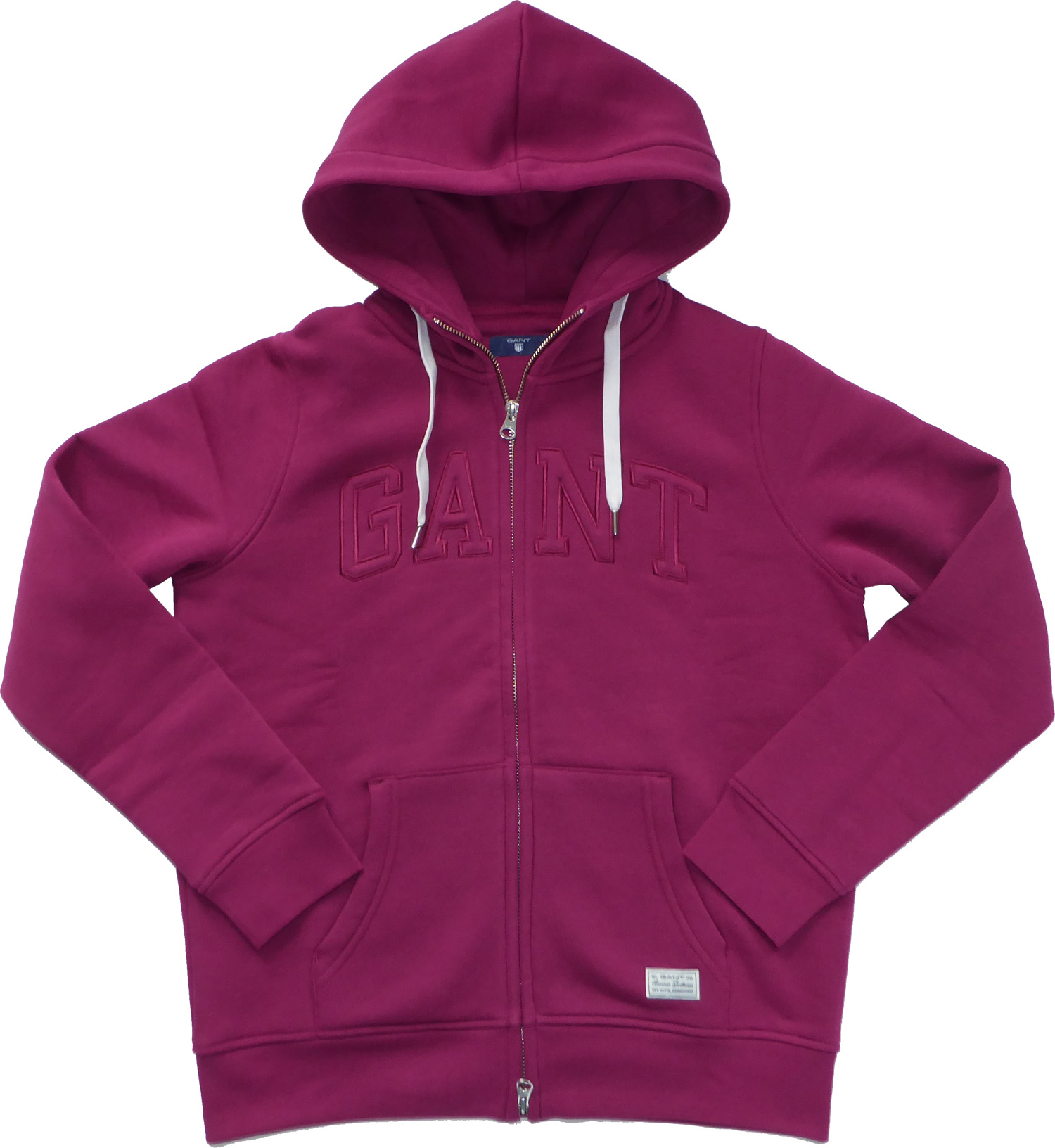 GANT Damen Zip Hoodie, Kapuzensweatjacke in raspberry purple GANT DAMEN ZIP Hoodie, Kapuzensweatjacke in raspberry purple