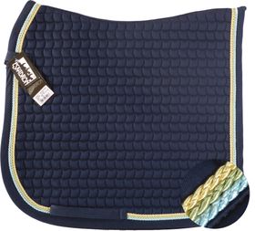 ESKADRON Cotton Schabracke navy, 3fach Kordel iceblue, lind, yellow  NEU